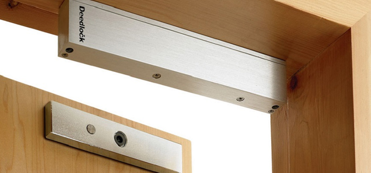 Magnetic lock installation Phelan